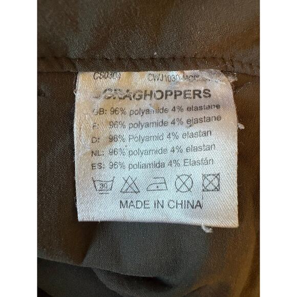 Craghoppers skort size 16 in army moss green - Picture 6 of 13